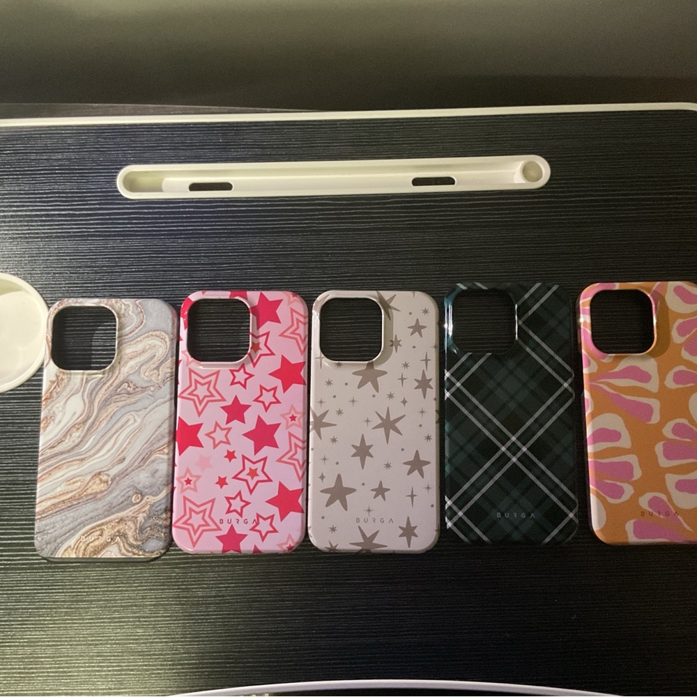 BURGA Patterned Phone Cases (Bundle)- Stylish Multi-Color Set